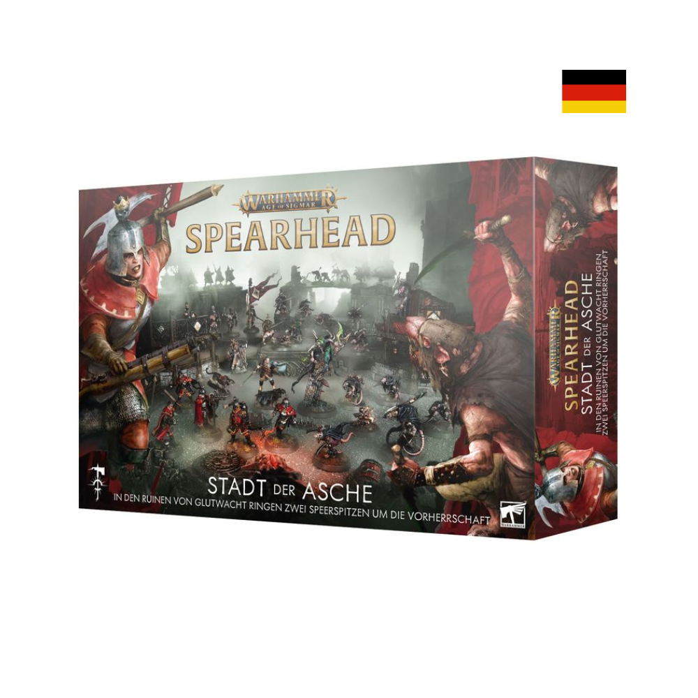 Warhammer Age of Sigmar Spearhead Stadt der Asche Box deutsch Tabletop Set Miniaturen Spielset