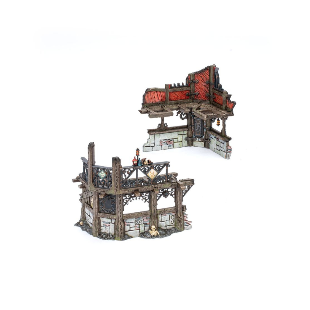 Warhammer Age of Sigmar Stadt der Asche Gelände Ruinen Gebäude Tabletop Terrain Zubehör Set