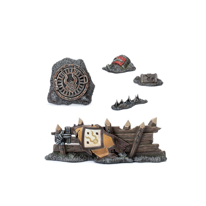 Warhammer Age of Sigmar Stadt der Asche Gelände Ruinen Gebäude Tabletop Terrain Zubehör Set