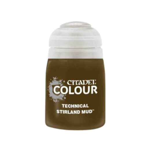 Citadel Colour Technical Stirland Mud Strukturfarbe für Warhammer Modelle, braune Effektfarbe für Bases mit Schlamm-Optik