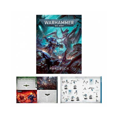 Warhammer Age of Sigmar Handbuch mit Hintergrundseiten und Illustrationen