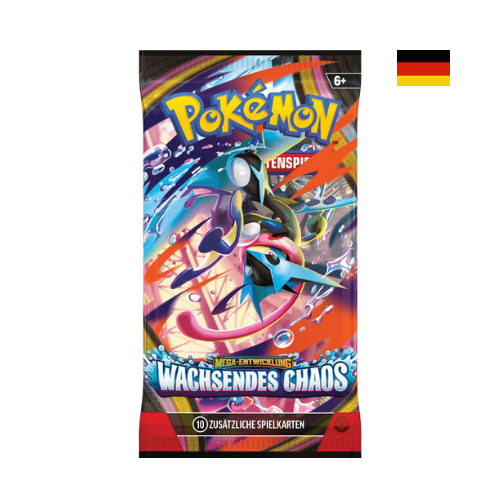 Pokémon Booster Pack aus Mega-Entwicklung Wachsendes Chaos für Sammler und Pokémon Spieler