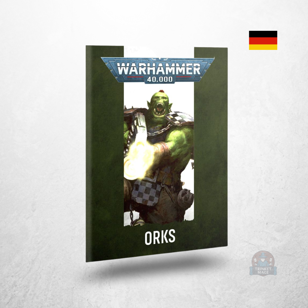 Warhammer 40.000 Dein Einstieg Orks Deutsch mit Orks-Begleitheft in deutscher Sprache.