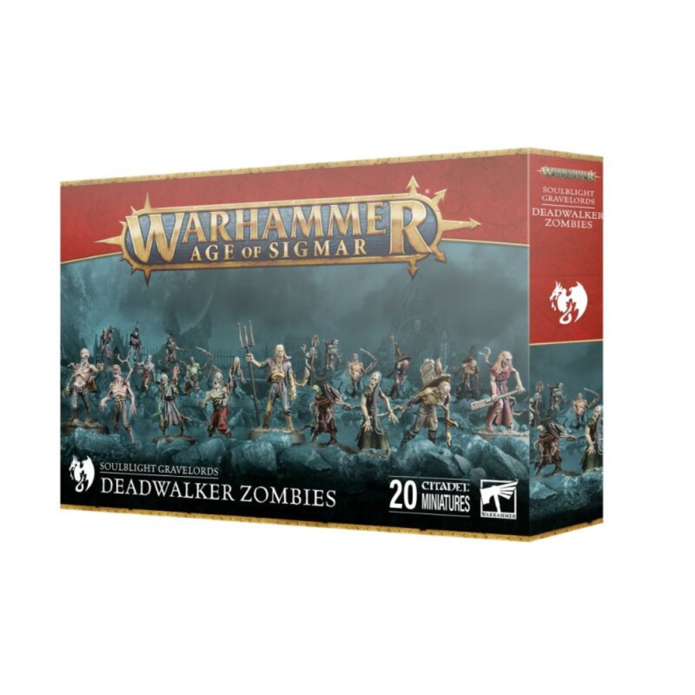 Warhammer Age of Sigmar Soulblight Gravelords Deadwalker Zombies Box mit 20 Citadel Miniaturen, Tabletop Untote Armee Set Deutschland kaufen