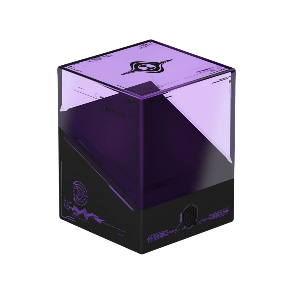 Ultimate Guard Boulder Deckbox Edge of Eternities lila – Deckbox für 100+ gesleevte Sammelkarten