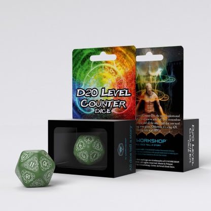 D20 Level Counter – 30 mm Lebenspunkte-Zähler für TCG & Tabletop