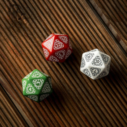 D20 Level Counter – 30 mm Lebenspunkte-Zähler für TCG & Tabletop