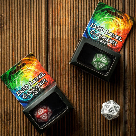 D20 Level Counter – 30 mm Lebenspunkte-Zähler für TCG & Tabletop