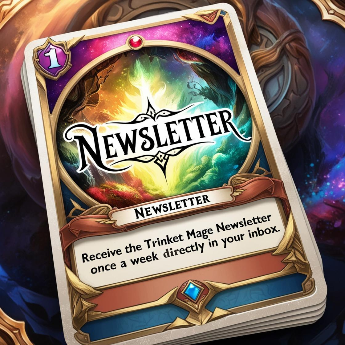 Newsletter für Restocks, neue Sammelkarten Releases und TCG Neuheiten bei Trinket Mage