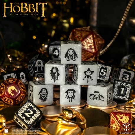 Q WORKSHOP The Hobbit TCG Dice Set – 16 Würfel