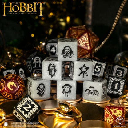 Q WORKSHOP The Hobbit TCG Dice Set – 16 Würfel