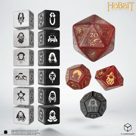 Q WORKSHOP The Hobbit TCG Dice Set – 16 Würfel