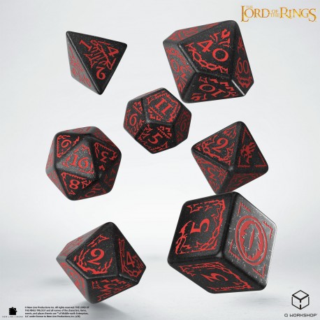 Q WORKSHOP The Lord of the Rings RPG Würfelset – 7 Würfel