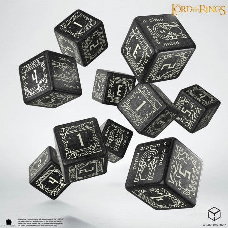 Q WORKSHOP The Lord of the Rings D6 Würfelset – 10 Würfel