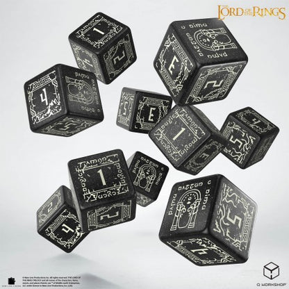 Q WORKSHOP The Lord of the Rings D6 Würfelset – 10 Würfel