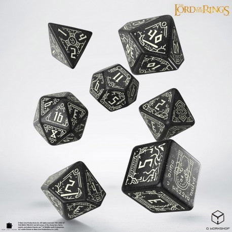 Q WORKSHOP The Lord of the Rings RPG Würfelset – 7 Würfel
