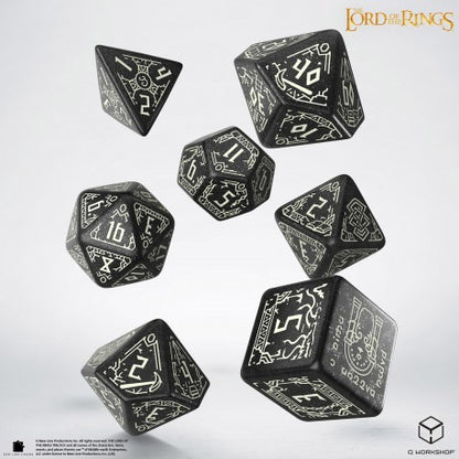 Q WORKSHOP The Lord of the Rings RPG Würfelset – 7 Würfel
