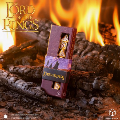 Q WORKSHOP The Lord of the Rings Full Art RPG Würfelset – 7 Würfel