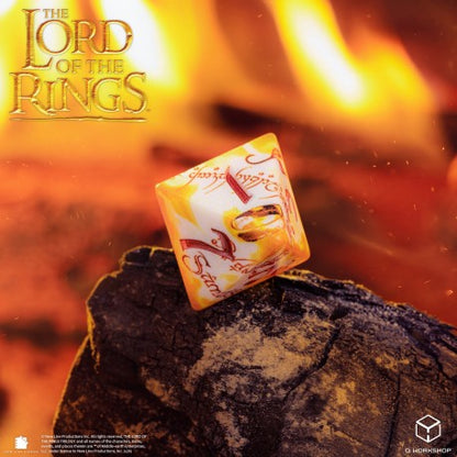 Q WORKSHOP The Lord of the Rings Full Art RPG Würfelset – 7 Würfel