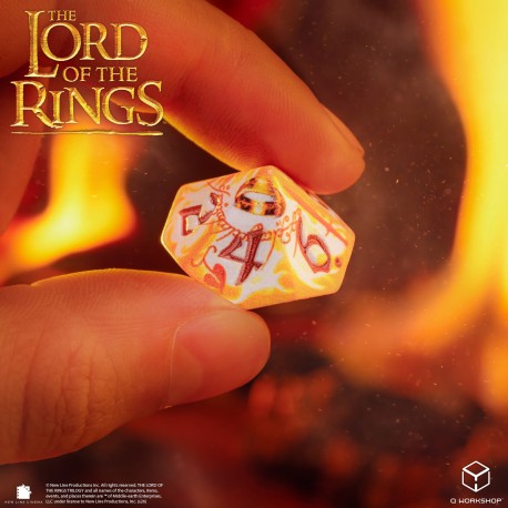 Q WORKSHOP The Lord of the Rings Full Art RPG Würfelset – 7 Würfel