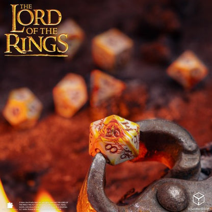 Q WORKSHOP The Lord of the Rings Full Art RPG Würfelset – 7 Würfel