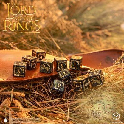 Q WORKSHOP The Lord of the Rings D6 Würfelset – 10 Würfel