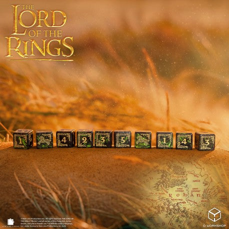 Q WORKSHOP The Lord of the Rings D6 Würfelset – 10 Würfel
