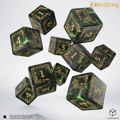 Q WORKSHOP The Lord of the Rings D6 Würfelset – 10 Würfel