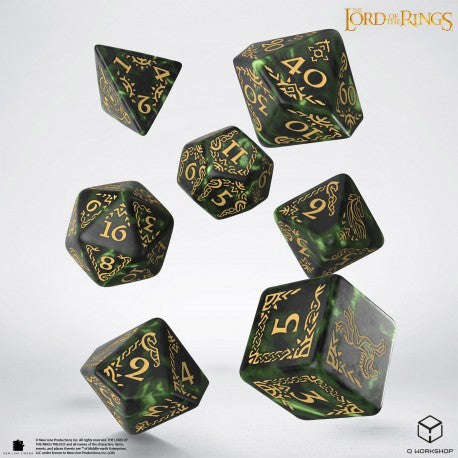 Q WORKSHOP The Lord of the Rings RPG Würfelset – 7 Würfel