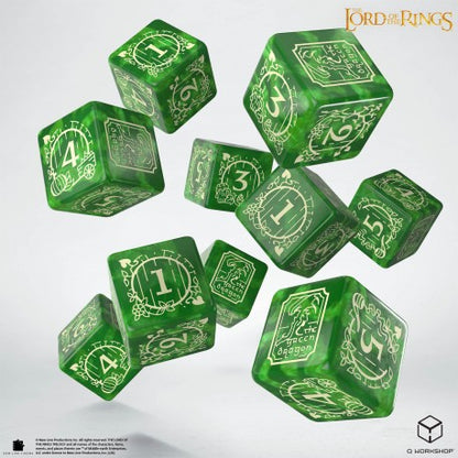 Q WORKSHOP The Lord of the Rings D6 Würfelset – 10 Würfel
