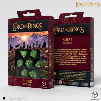Q WORKSHOP The Lord of the Rings RPG Würfelset – 7 Würfel