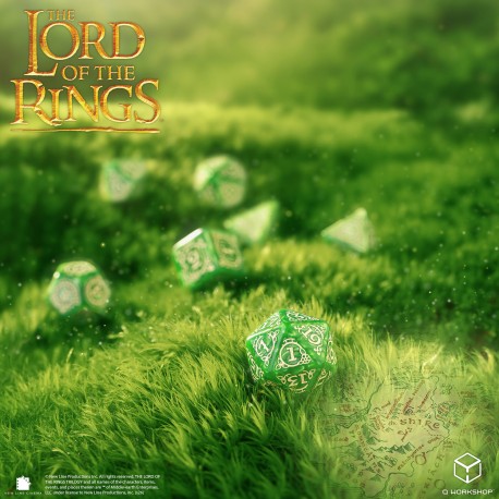 Q WORKSHOP The Lord of the Rings RPG Würfelset – 7 Würfel