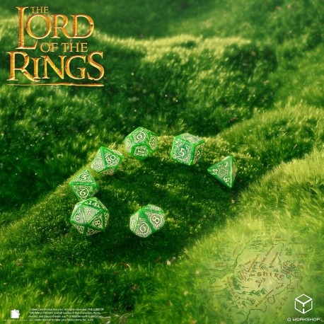 Q WORKSHOP The Lord of the Rings RPG Würfelset – 7 Würfel