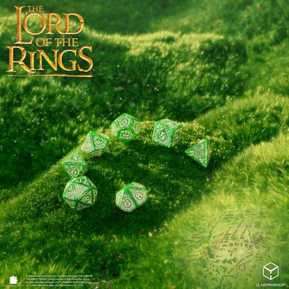 Q WORKSHOP The Lord of the Rings RPG Würfelset – 7 Würfel