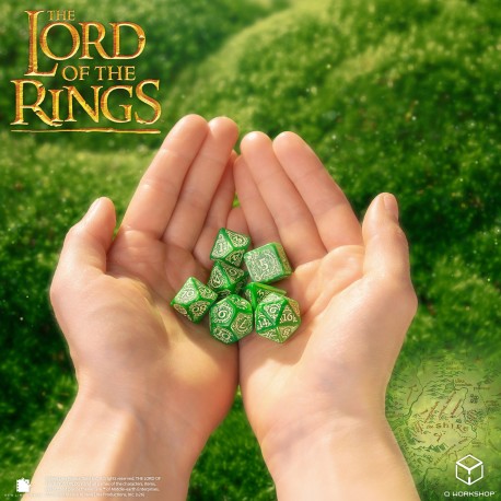 Q WORKSHOP The Lord of the Rings RPG Würfelset – 7 Würfel