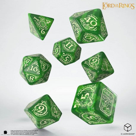 Q WORKSHOP The Lord of the Rings RPG Würfelset – 7 Würfel