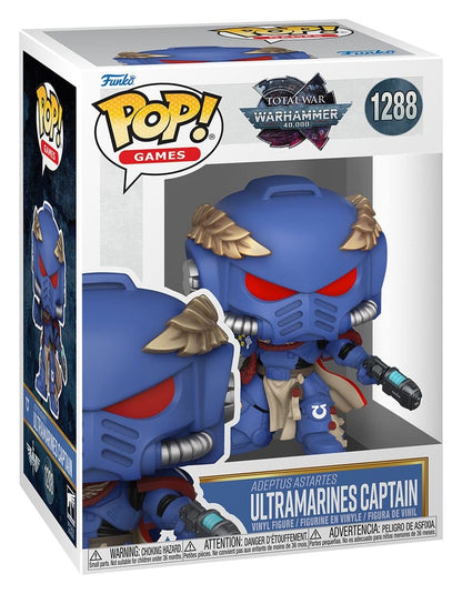 Warhammer 40.000 – Ultramarines Captain – Funko POP! Games Vinyl Figur 9 cm