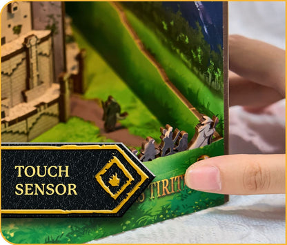 Der Herr der Ringe – Minas Tirith – Tiny Adventures Book Nook Mini-Diorama 23 cm