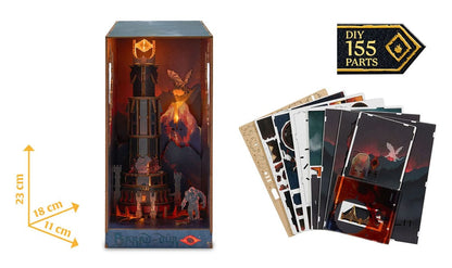 Der Herr der Ringe – Barad-dûr – Tiny Adventures Book Nook Mini-Diorama 23 cm