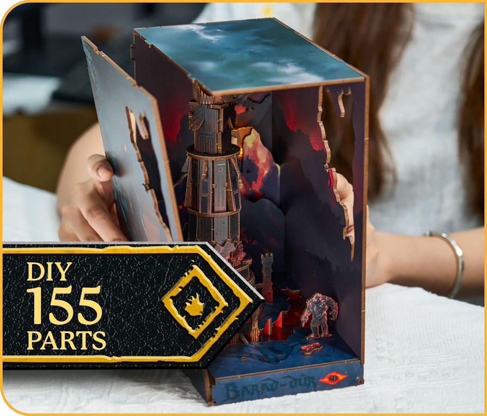 Der Herr der Ringe – Barad-dûr – Tiny Adventures Book Nook Mini-Diorama 23 cm