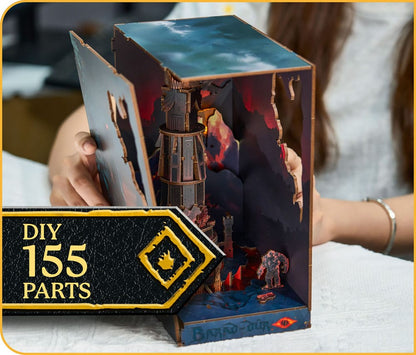 Der Herr der Ringe – Barad-dûr – Tiny Adventures Book Nook Mini-Diorama 23 cm