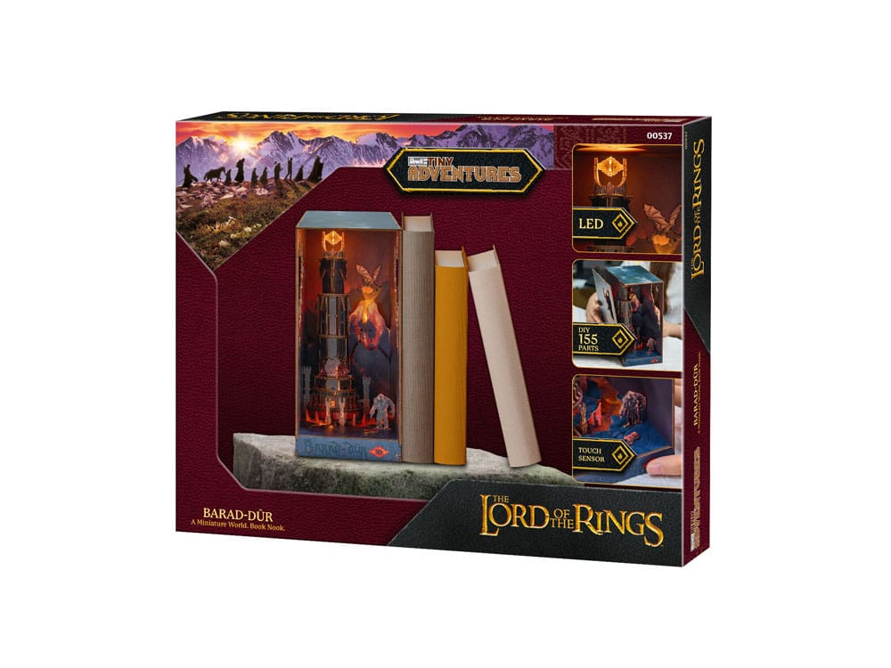 Der Herr der Ringe – Barad-dûr – Tiny Adventures Book Nook Mini-Diorama 23 cm