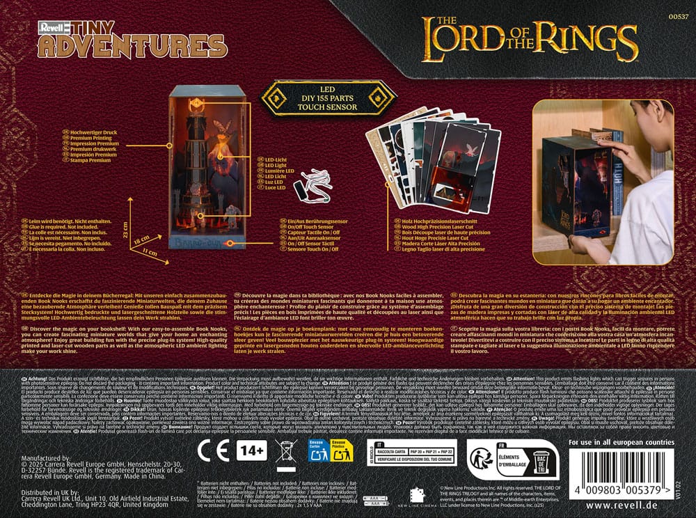 Der Herr der Ringe – Barad-dûr – Tiny Adventures Book Nook Mini-Diorama 23 cm