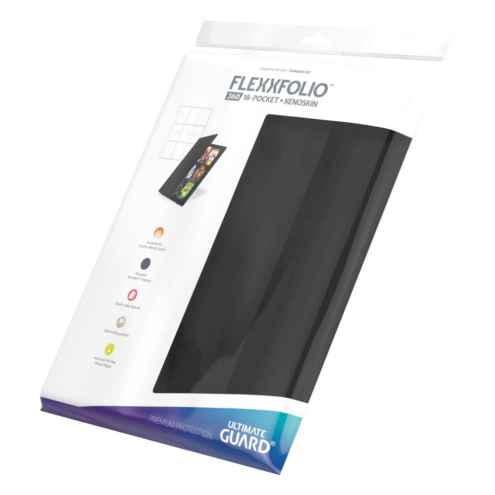 Ultimate Guard Flexxfolio 360 18-Pocket Xenoskin – Black
