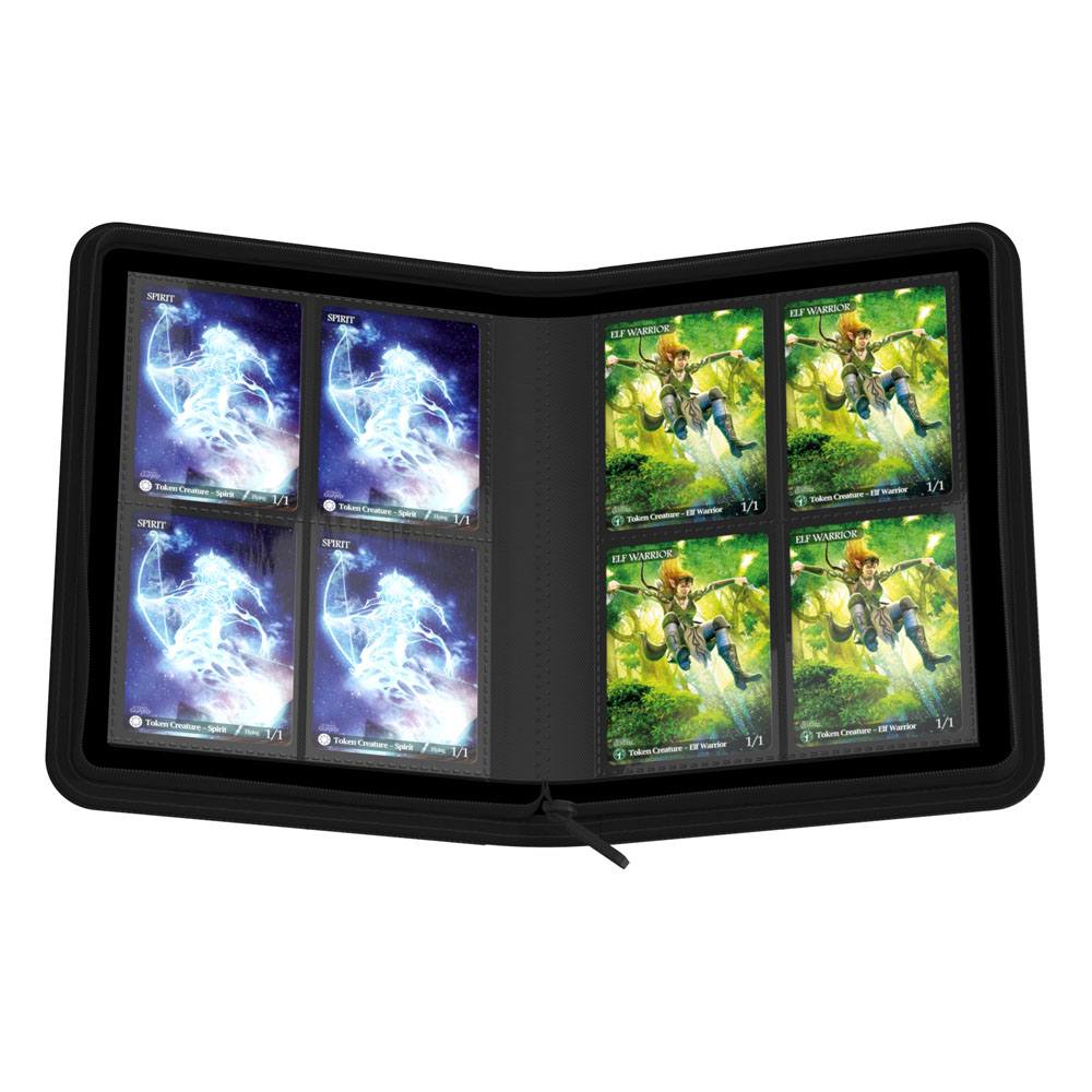 Ultimate Guard Zipfolio 160 8-Pocket Xenoskin – Black