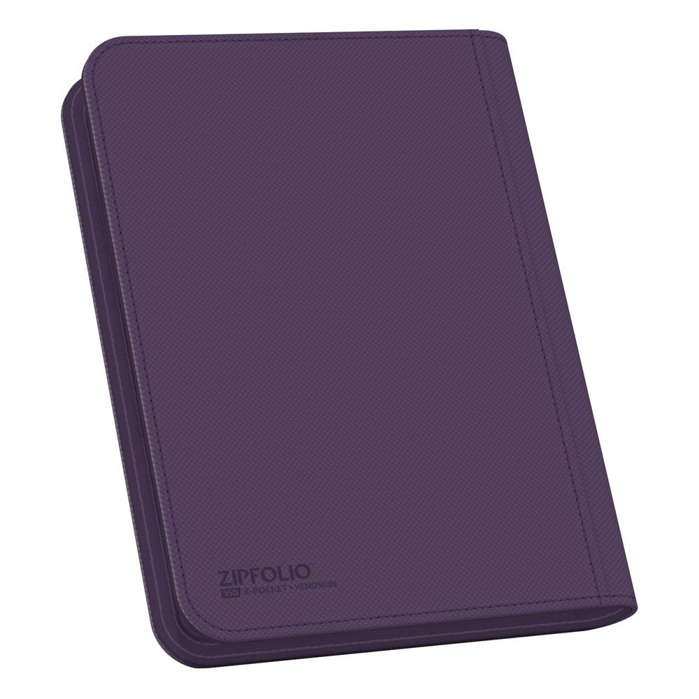 Ultimate Guard Zipfolio 160 8-Pocket Xenoskin – Purple