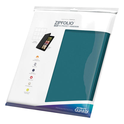 Ultimate Guard Zipfolio 480 24-Pocket Xenoskin – Petrol